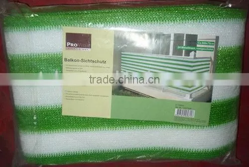 Hot sales colorful HDPE virgin anti UV balcony shade net