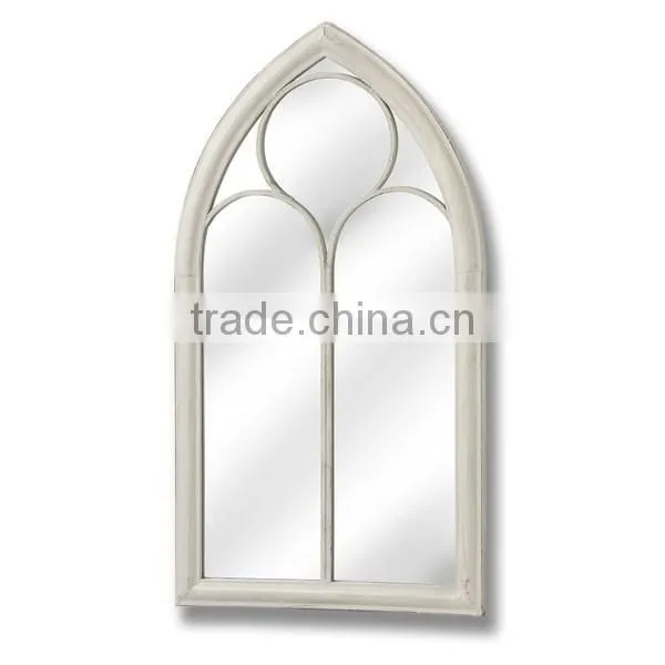 Gothic Antirust Wrought Iron Decorative Mirror Wall Mirror