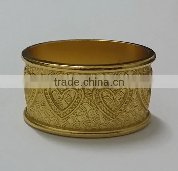 gold plated Serviette Holder Ring ,napkin ring