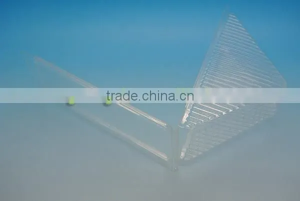 PLA clear plastic box for sandwich/clear plastic cake box