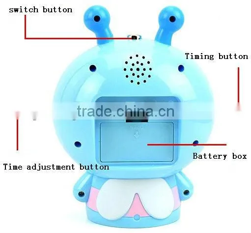 Supply creative fashion robot super mute alarm clock / voice alarm clock