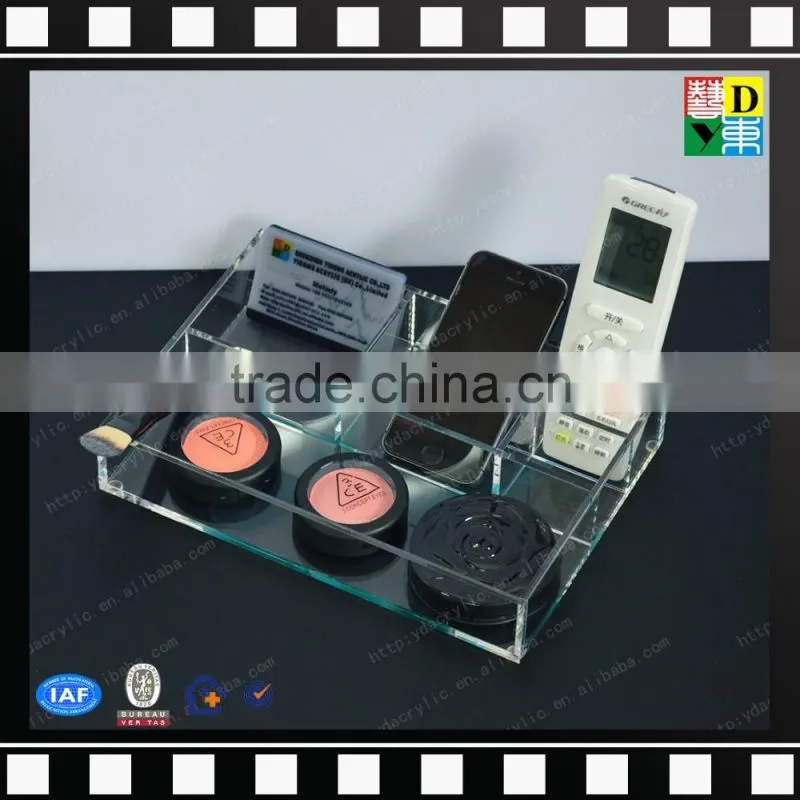 2016 Factory Price Acrylic Cosmetic Case/Acrylic Storage Box/Customized 4 tiers makeup organizer