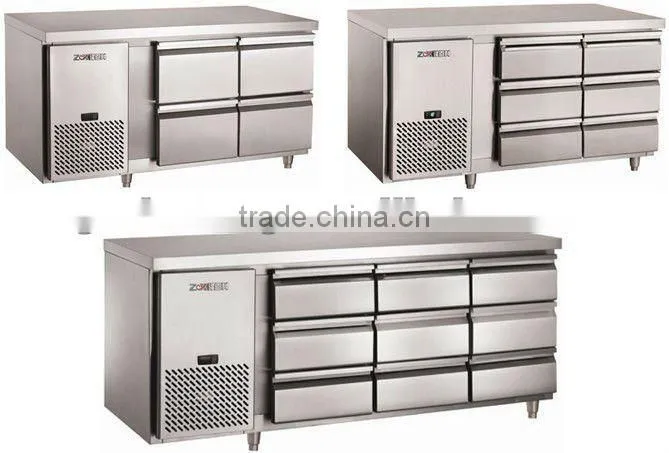 Dual-temperature Kitchen Refrigerator Freezer.