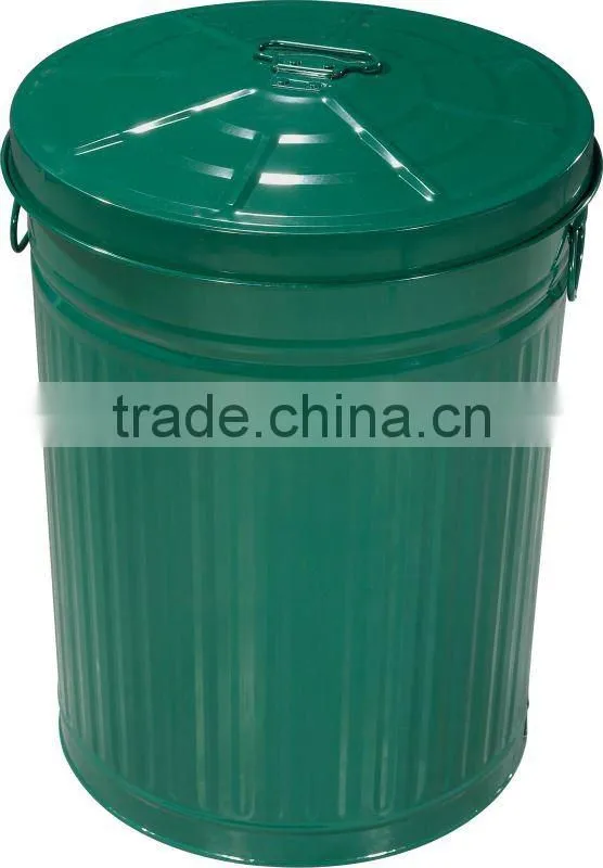 75L Zinc Plated Garbage Bin