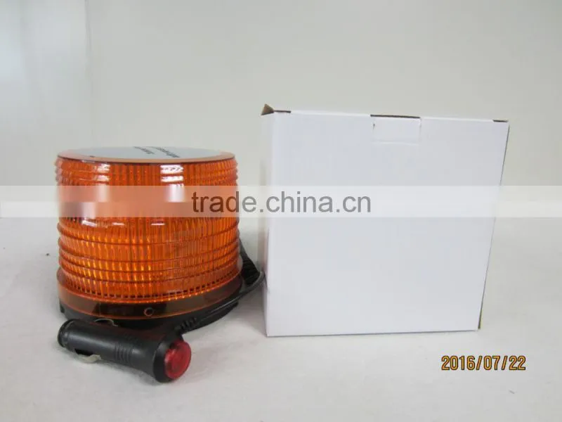 12/24V Car Truck Roof Warning Flashing Strobe Beacon Emergency Light Amber 72LED