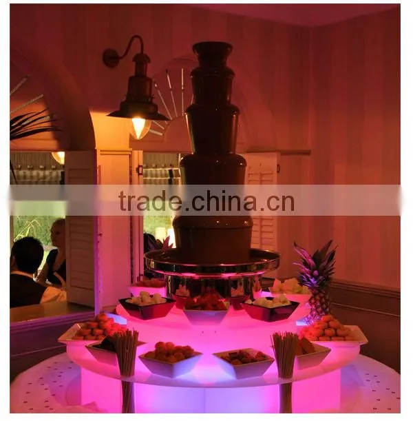 CHOCOLAZI ANT-8030 ALL Model 3 tiers wholesale Mini Home plastic for family in China chocolate fountain