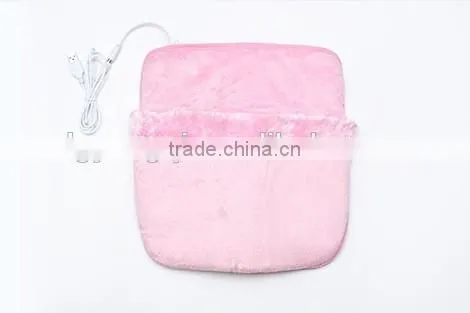 CE approved Cute Plush USB Laptop PC Electric Heating Foot Warmer