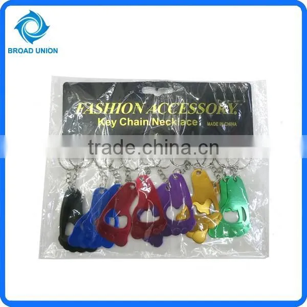 Foot Shape Key Chain Ring Key