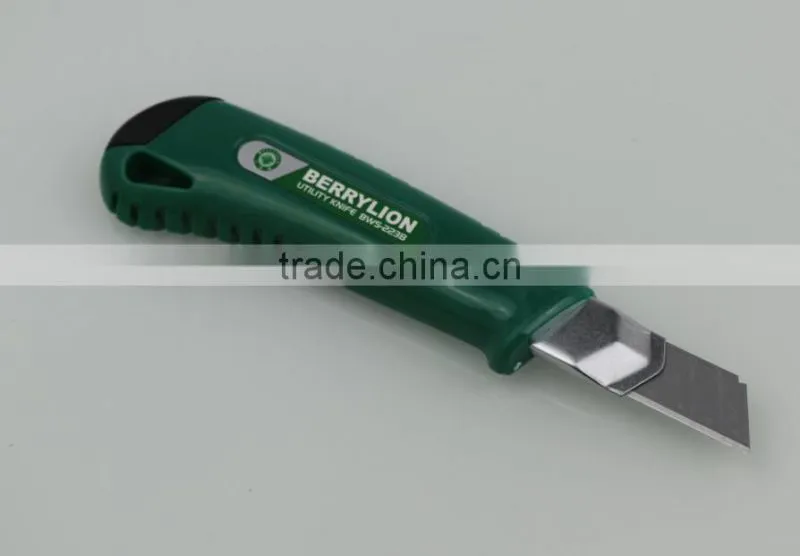 BERRYLION ABS 18mm blade cheap price cutting knife with blister packing