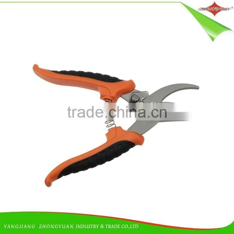 ZY-J2005 Stainless Steel Gardening Scissors Pruning Shears tool