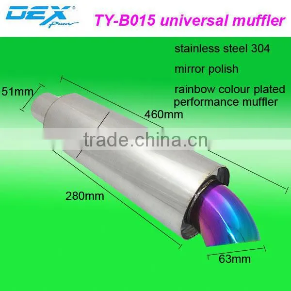 car parts tuning stainless steel exhaust muffler tips