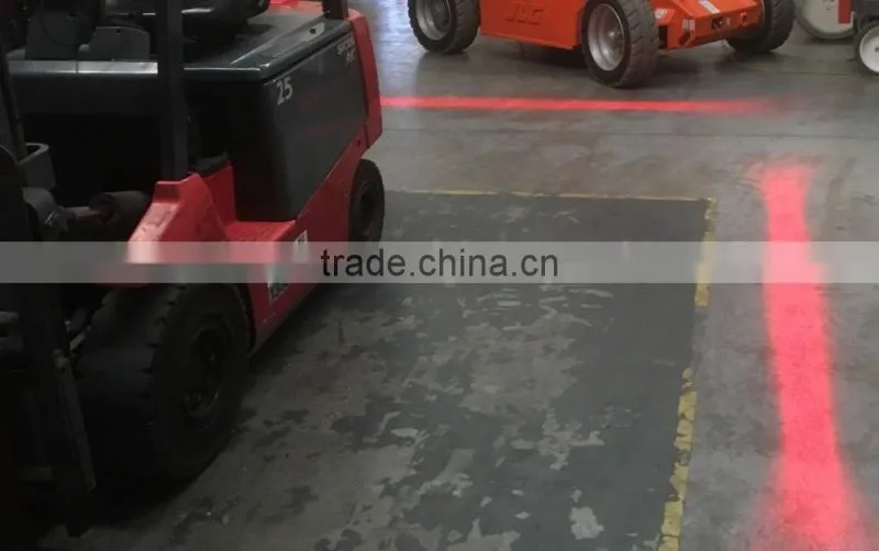 RED DANGER ZONE AREA WARNING LIGHT WAREHOUSE FORKLIFT SIDE SAFETY LIGHTFORKLIFT RED SAFETY HALO RECTANGLE STYLE