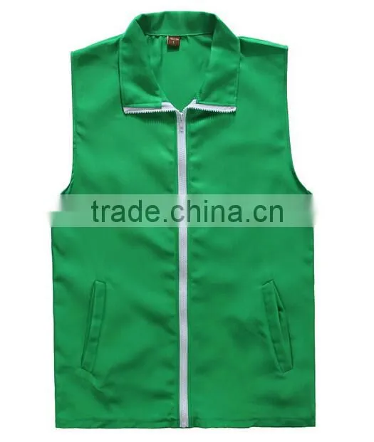100% Cotton Volunteers Logo Embroideried 2016 Vest