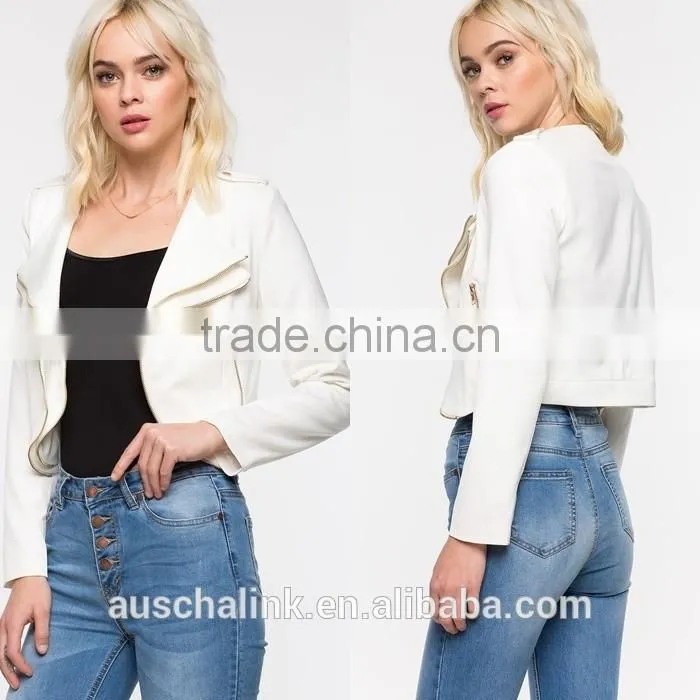 OEM service new design custom woman sexy layed jacket