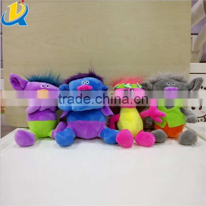good quality cartoon dreamworks plush toys trolls set stuffed toy