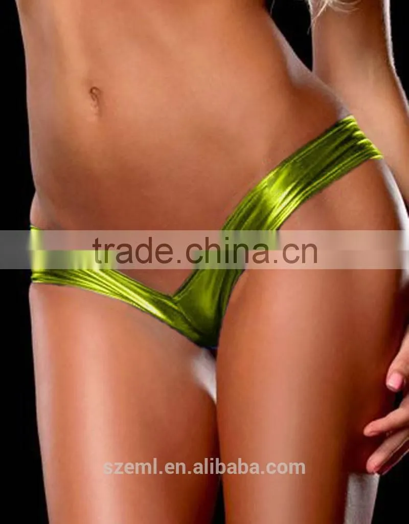 European wholesale Mature ladies sexy hot patent leather pants sexy leather lingerie