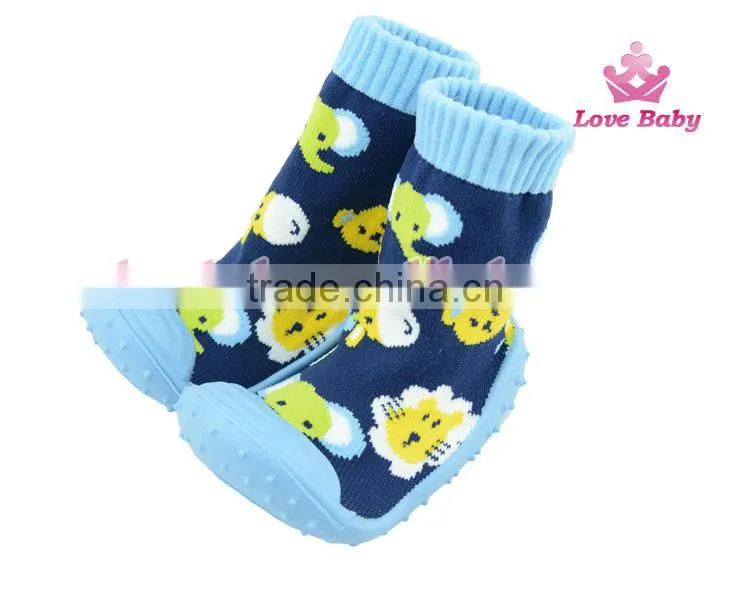 Boutique wholesale mix colors newborn rubber and phylon sole shoes