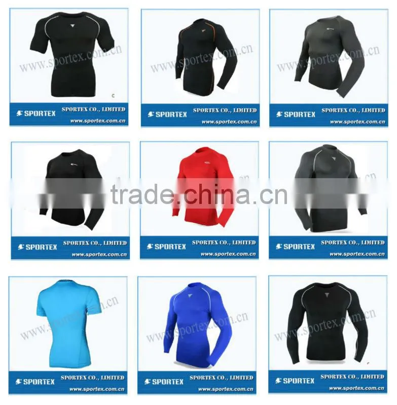 CP-1317 fitness compression shirt, compression shirt for fitness, compression fitness shirt