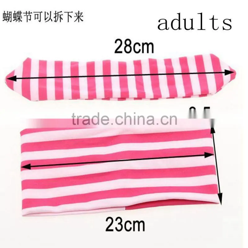 2015 Newest Cotton Baby Knot Headband,Stripe cotton headbands