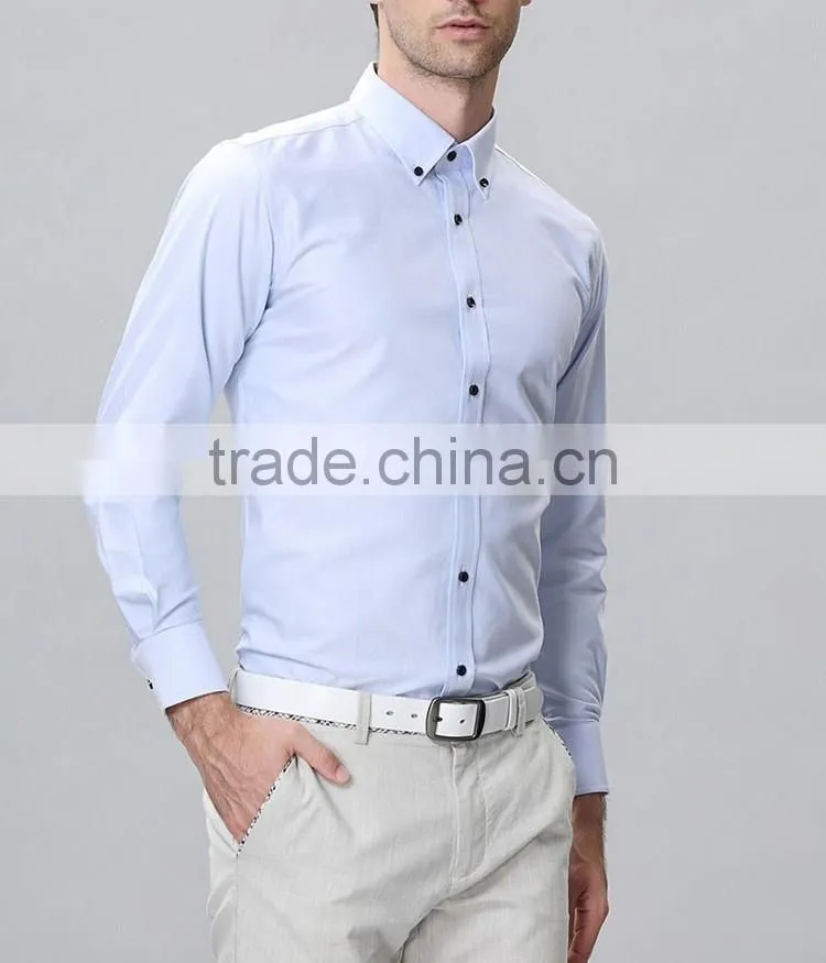 Long sleeve fancy dress shirts for men official shirts for men