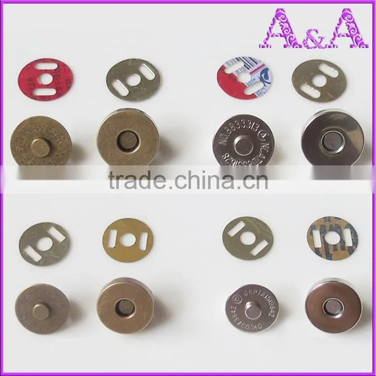 Daily Use Very Strong 15mm Custom Magnetic Snap Button
