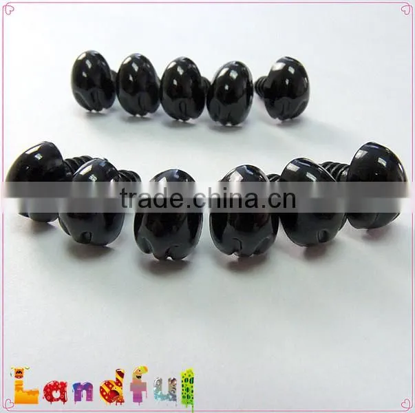 12mm EN71 Approved Plastic Black Soft Plush Animal Safety Koala Nose