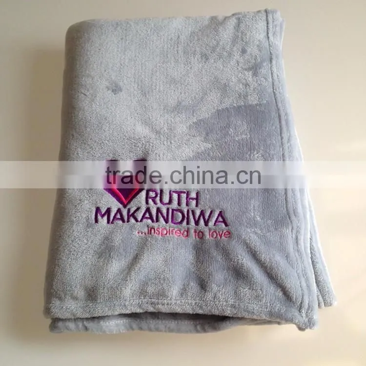 soft microfiber heavry fleece plush blanket wholesale