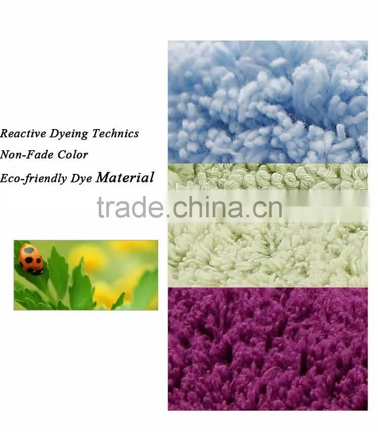 Outdoor floor mat jacquard chenille shaggy fabric