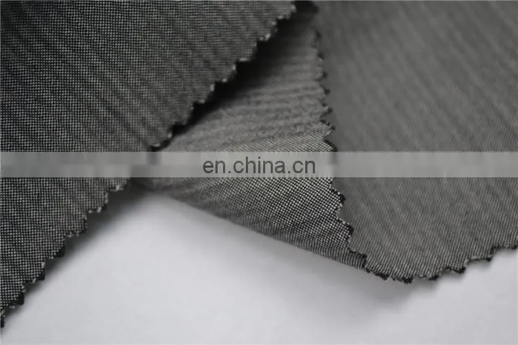 polyester viscose rayon suiting elastane fabric