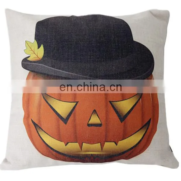 Promotional cheap home decorative cushion cover custom fashion 50x50 linen pillow cover