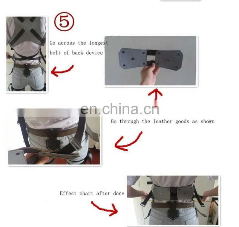 2016 Fashion Anime Cosplay Costume Attack On Titan Shingeki no Kyojin Cosplay Belts
