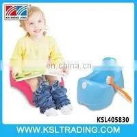 Novel design music induction plastic baby toilet seat with brush