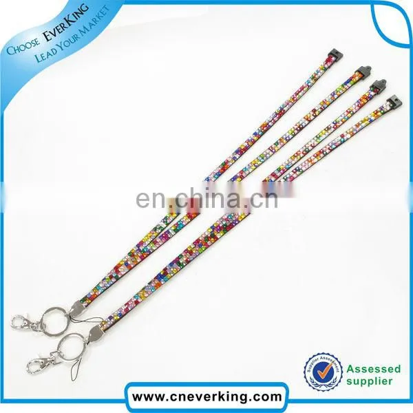 multi color cheap rhinestone lanyards wholesale