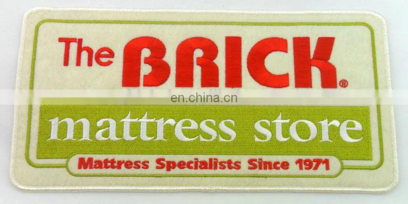garment embroidery laser cut badges