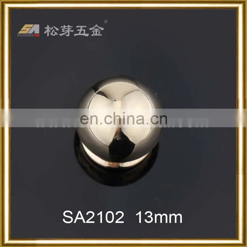 Light gold color rivet- customized screw rivet for bag