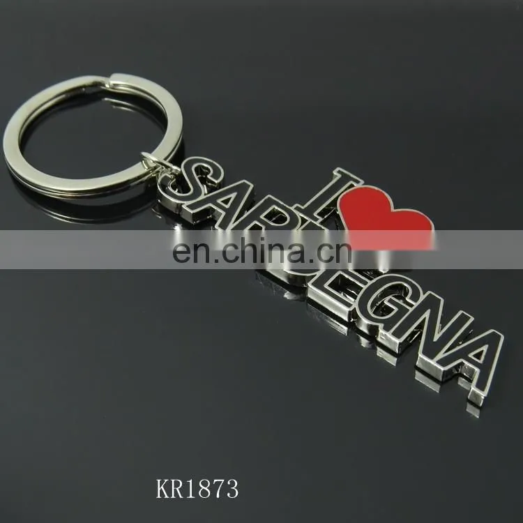 souvenir tourist metal keychain souvenir italia keychain
