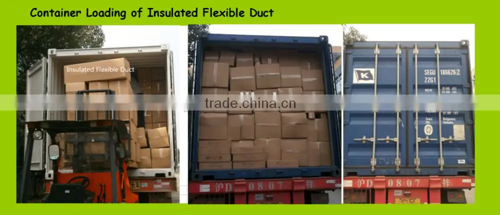 RECTANGULAR ALUMINUM FLEXIBLE AIR DUCT SUPPLY