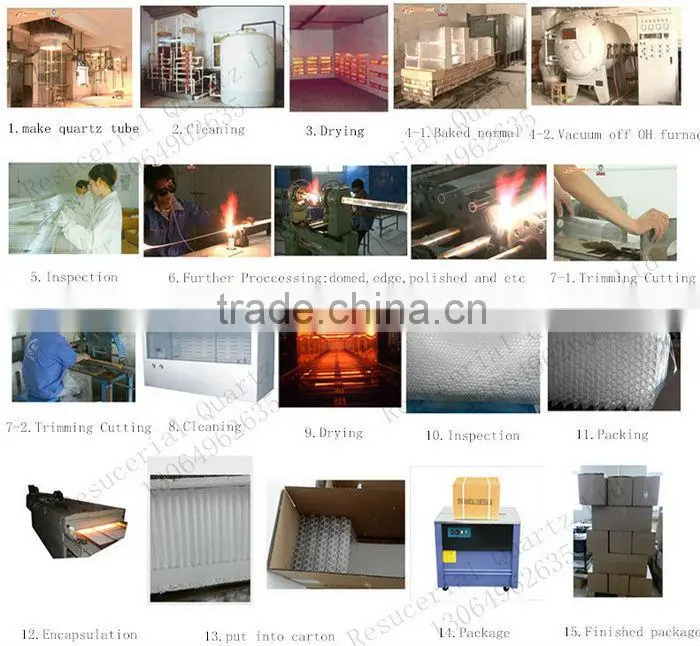 New coming Quartz Carbon Fibre Electric Heating tube heating element