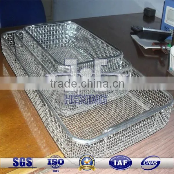 Metal Disinfection Basket for Medical Use