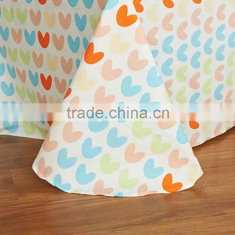 2016 chinese factory price high quality bedding set cotton cartoon bed sheet set