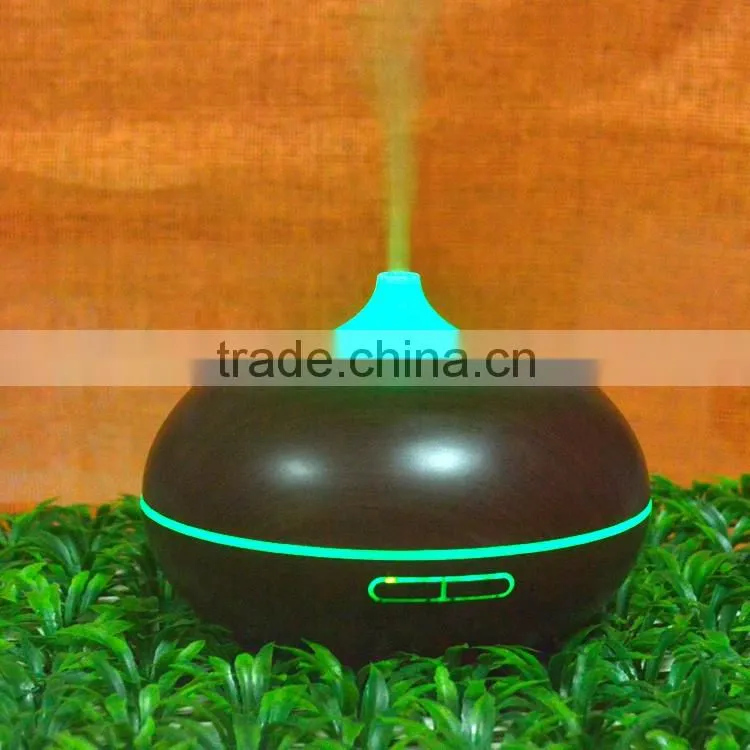 High Quality Ultrasonic Wood Grain Oil Diffuser Air Purifier With Humidifier