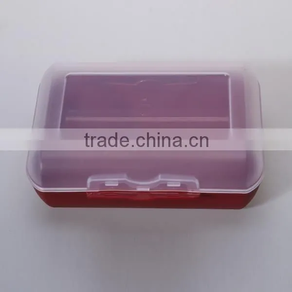 hot sale rectangle plastic lunch box for students