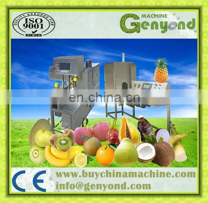 Shanghai Factory industrial automatic Commercial Fruit Mango Processing equipment Peeling Coring Slicing Cutting peeler Machine