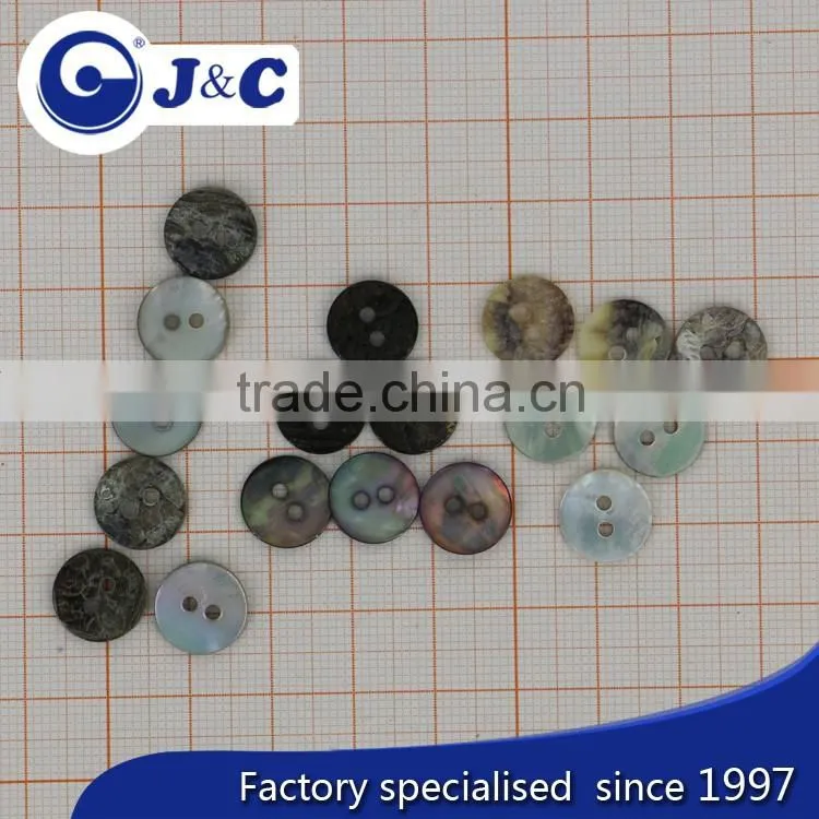 J&C natural colour Trocas shell buttons for fashion sweater