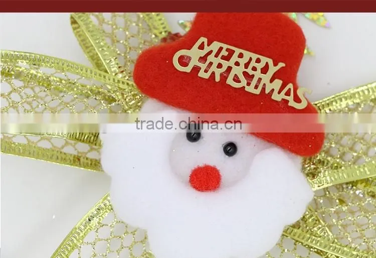 2016 2 pcs High Quality Felt Santa Claus Christmas Tree Decoration For New Year Ornament