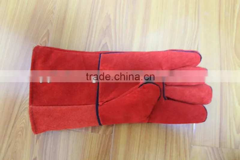 industrial leather safety glove for welding