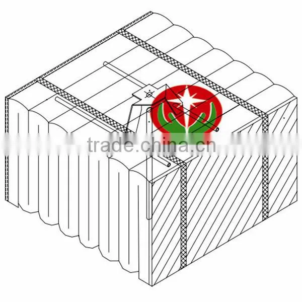 furnace door seal ceramic fiber module refractory ceramic fiber module heat protection ceramic fiber module