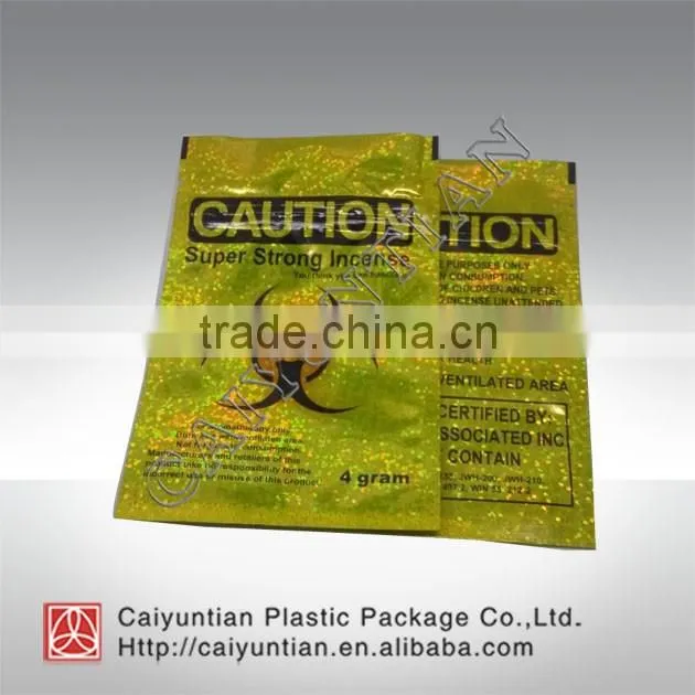 aluminium super strong incense packing bag