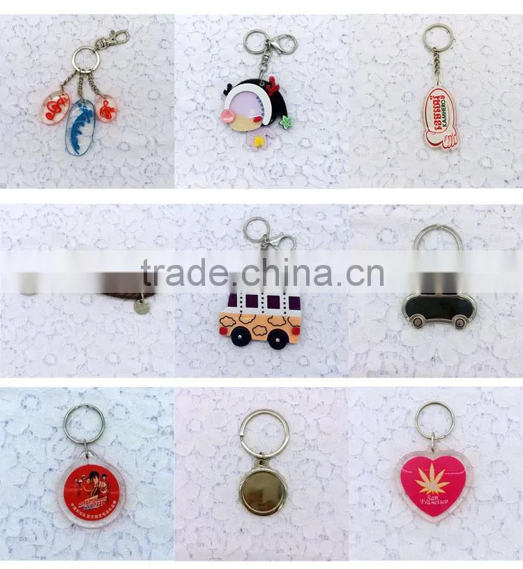 Custom English letters Metal Keychains