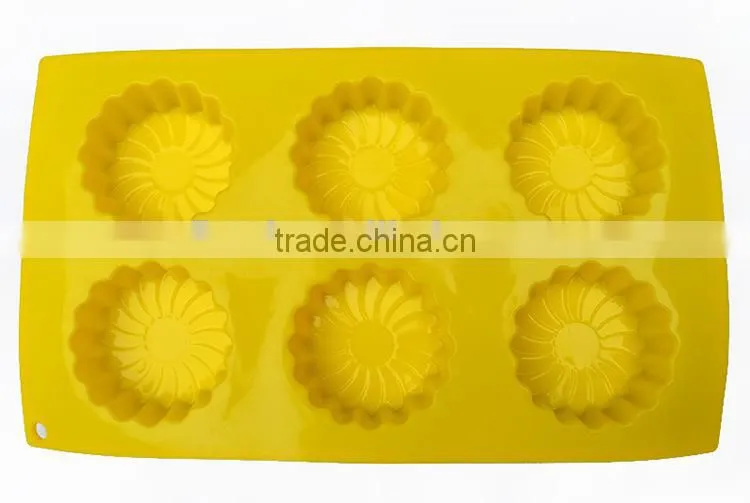YangJiang factory manufacture Hot sale funny non-stick silicone microwave safe cake baking pan